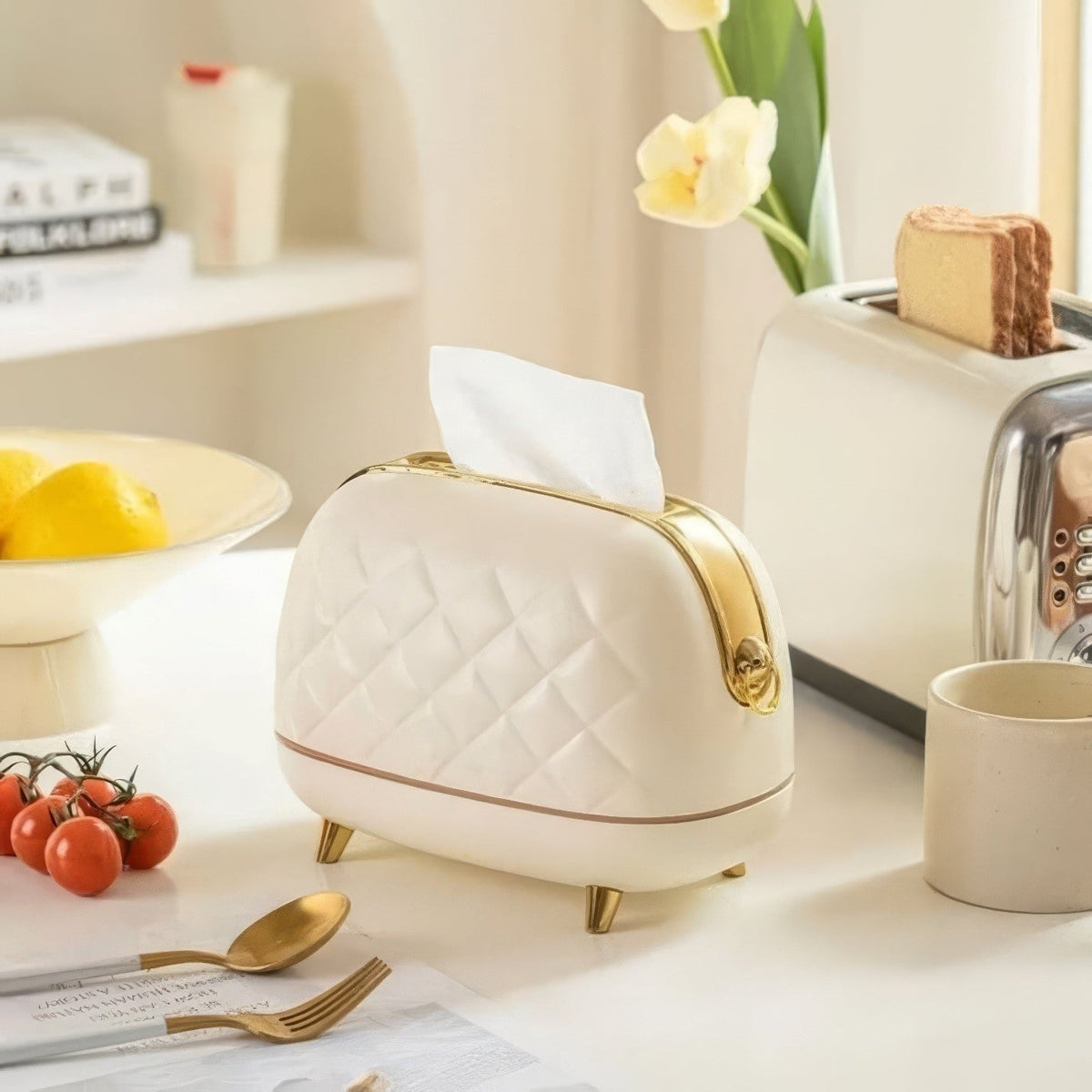 Luxury Purse Style Tissue Box — Fashionable and Functional Accessory ...