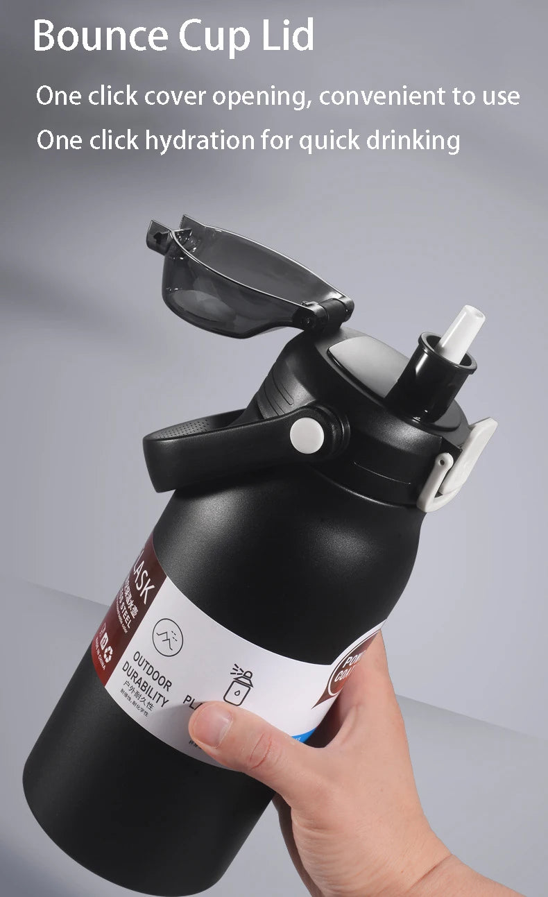 Stainless Steel Thermos Water Bottle (1000ml)