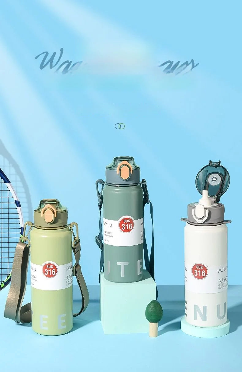 Stainless Steel Thermos Water Bottle (1000ml)