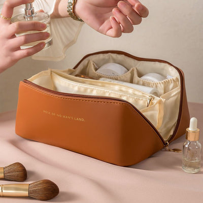 Leather Cosmetics Pouch