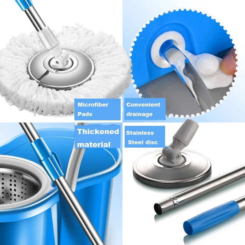 Magic Spin Mop with Bucket