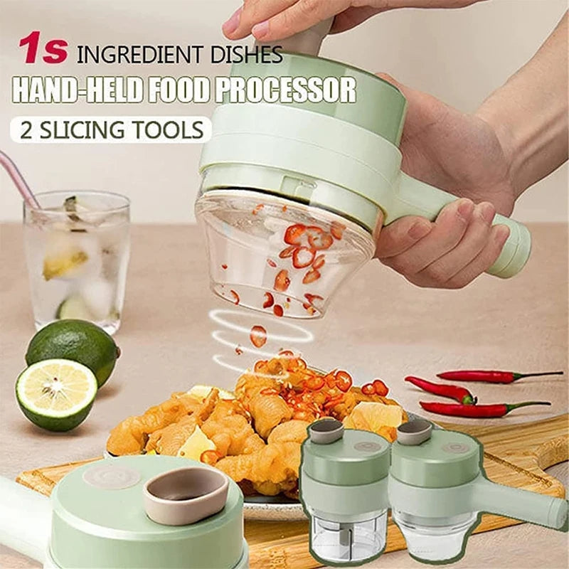 4 in 1 Electric Vegetable Chopper