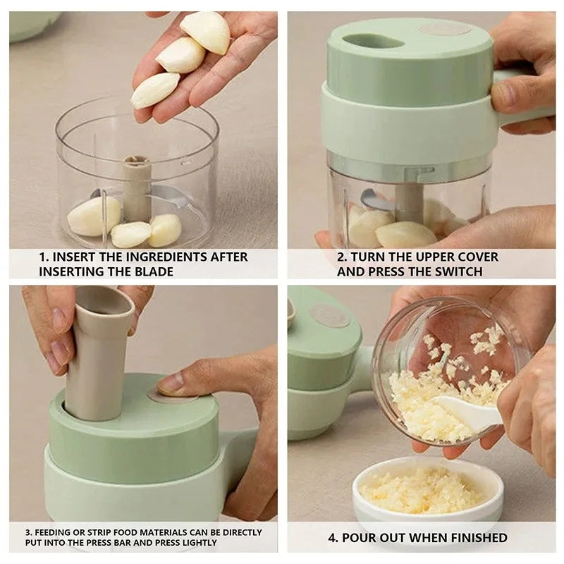 4 in 1 Electric Vegetable Chopper