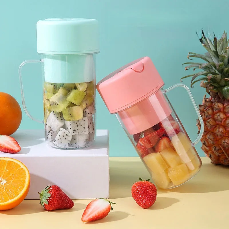 Portable Juicer Blender Bottle with Straw