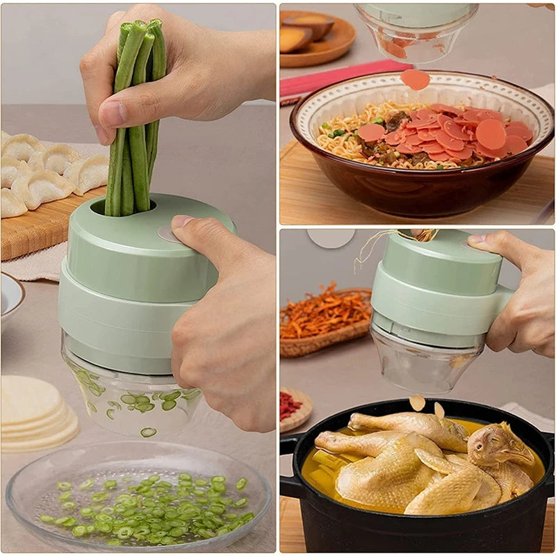 4 in 1 Electric Vegetable Chopper