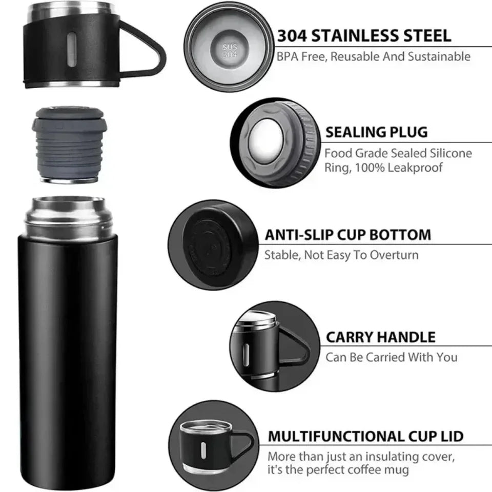 Stainless Steel Vacuum Flask (500ml)