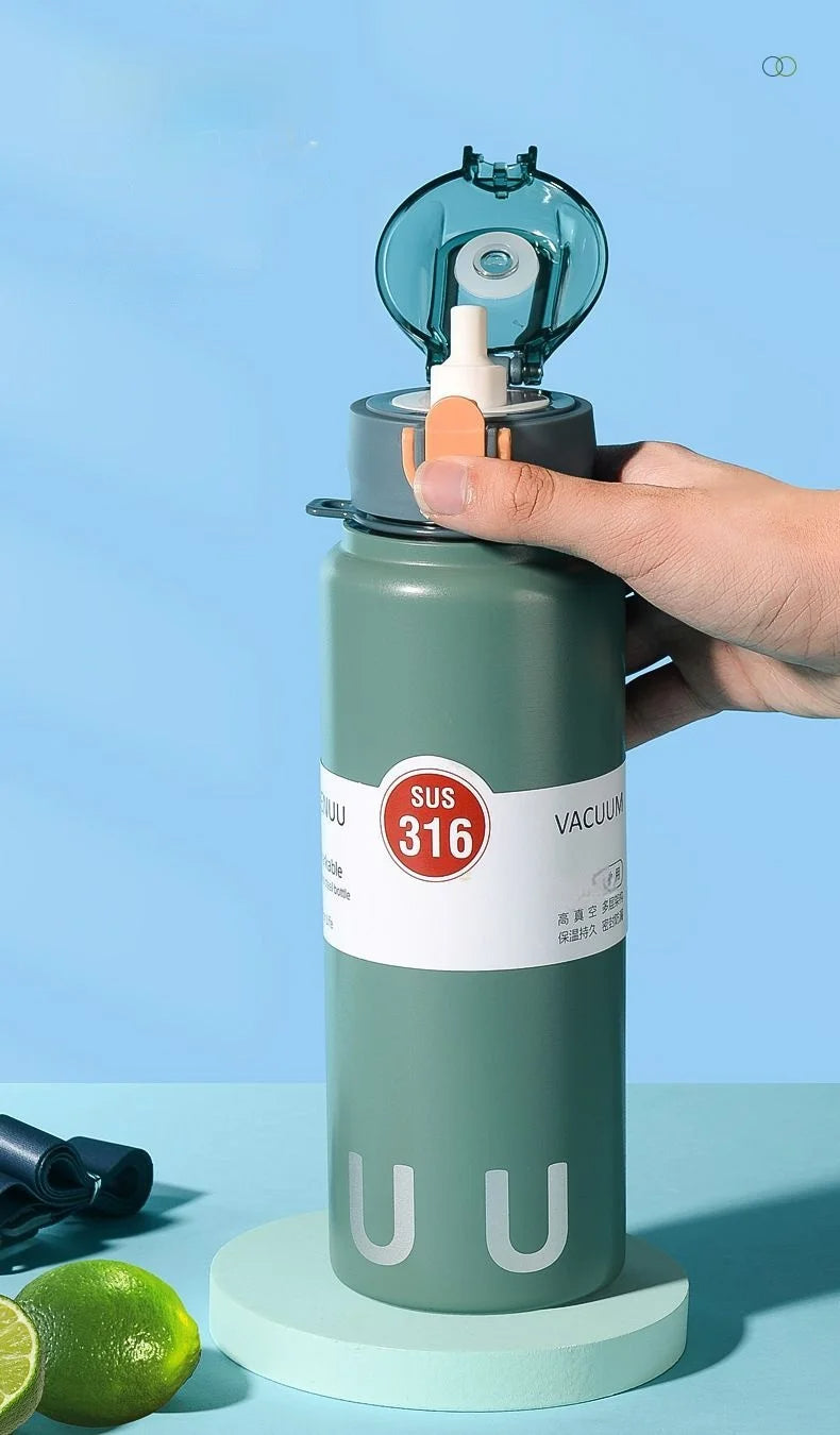 Stainless Steel Thermos Water Bottle (1000ml)