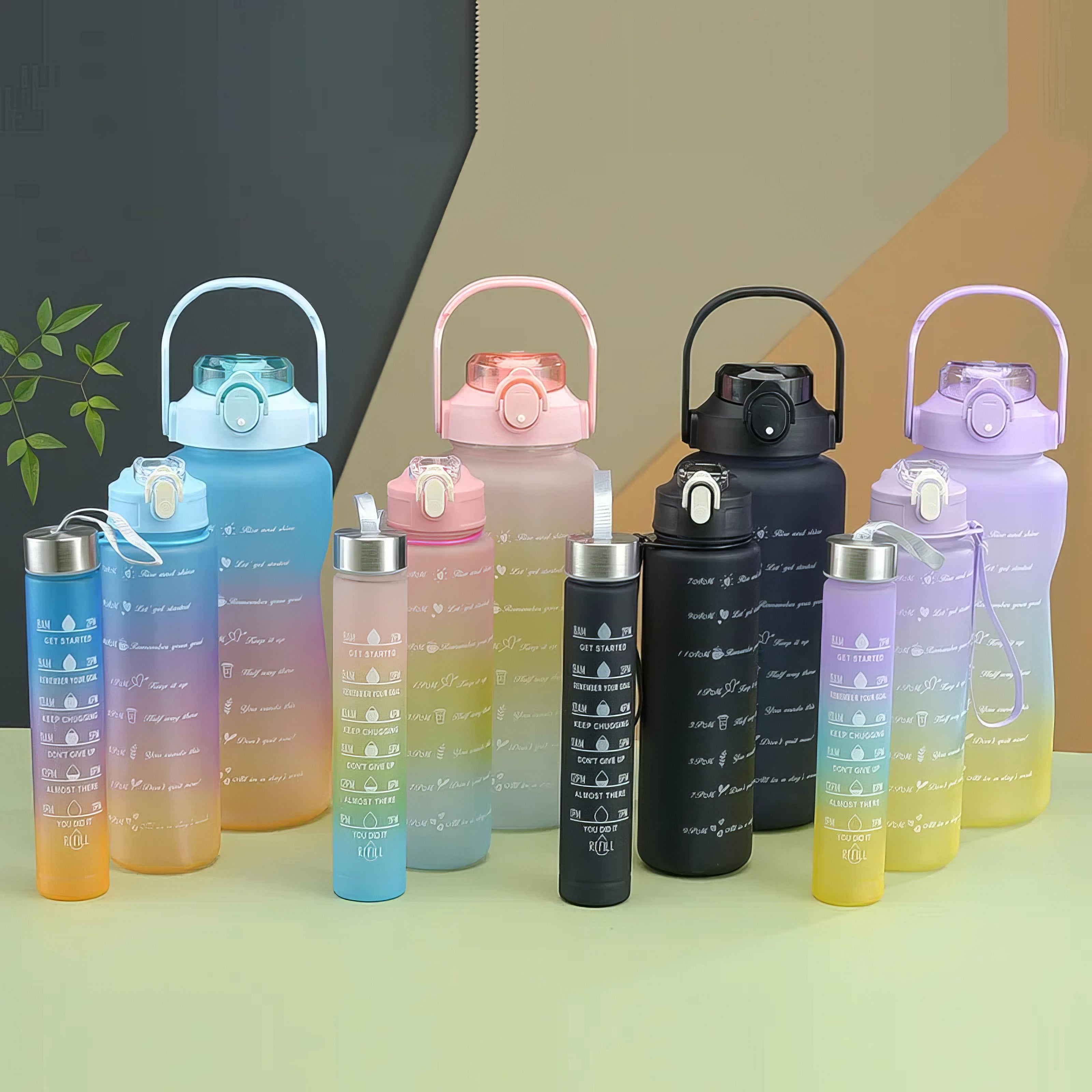 3 Pcs Water Bottle Set