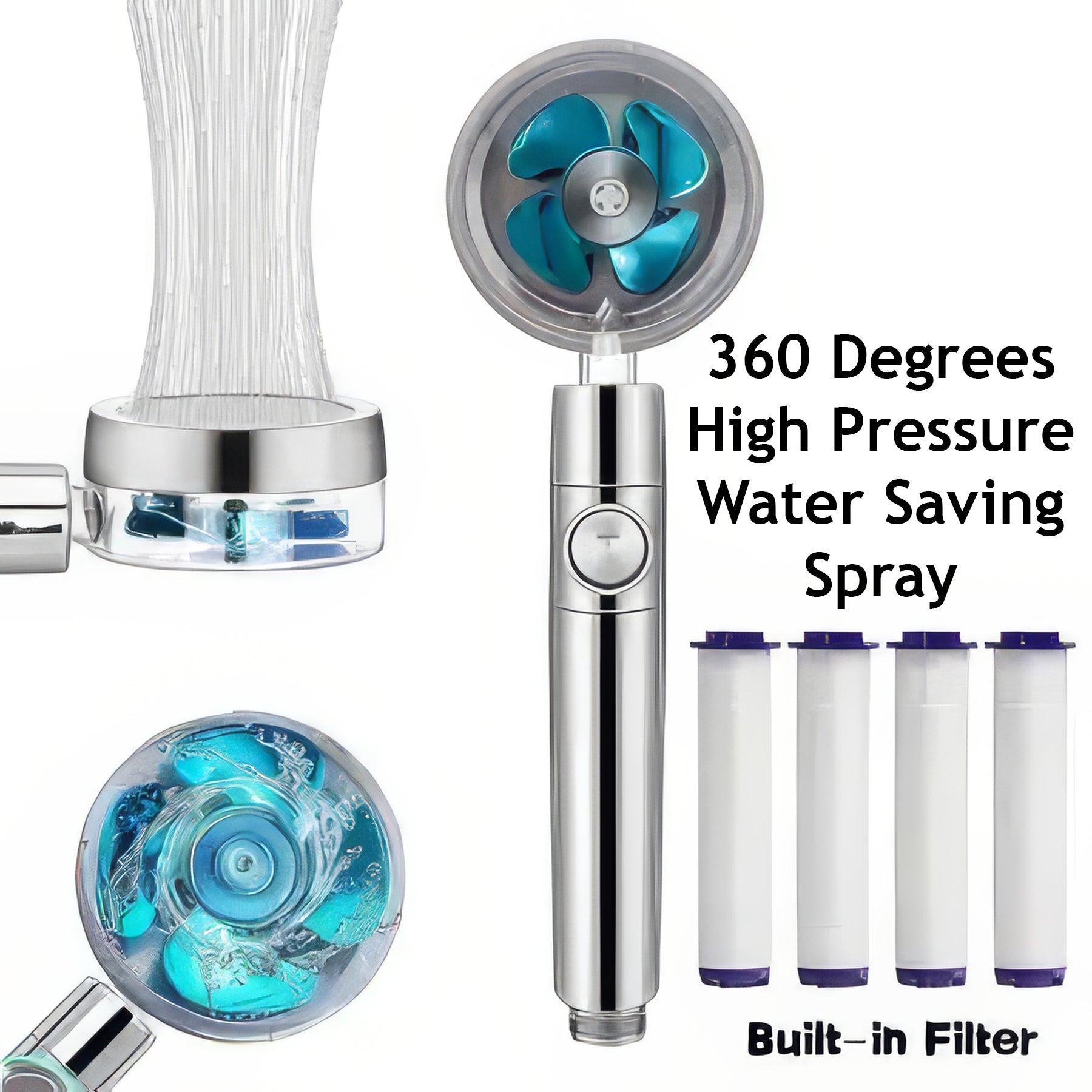 360 Degrees High Pressure Water Saving Spray