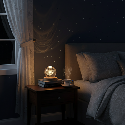 3D Crystal Galaxy Ball Lamp