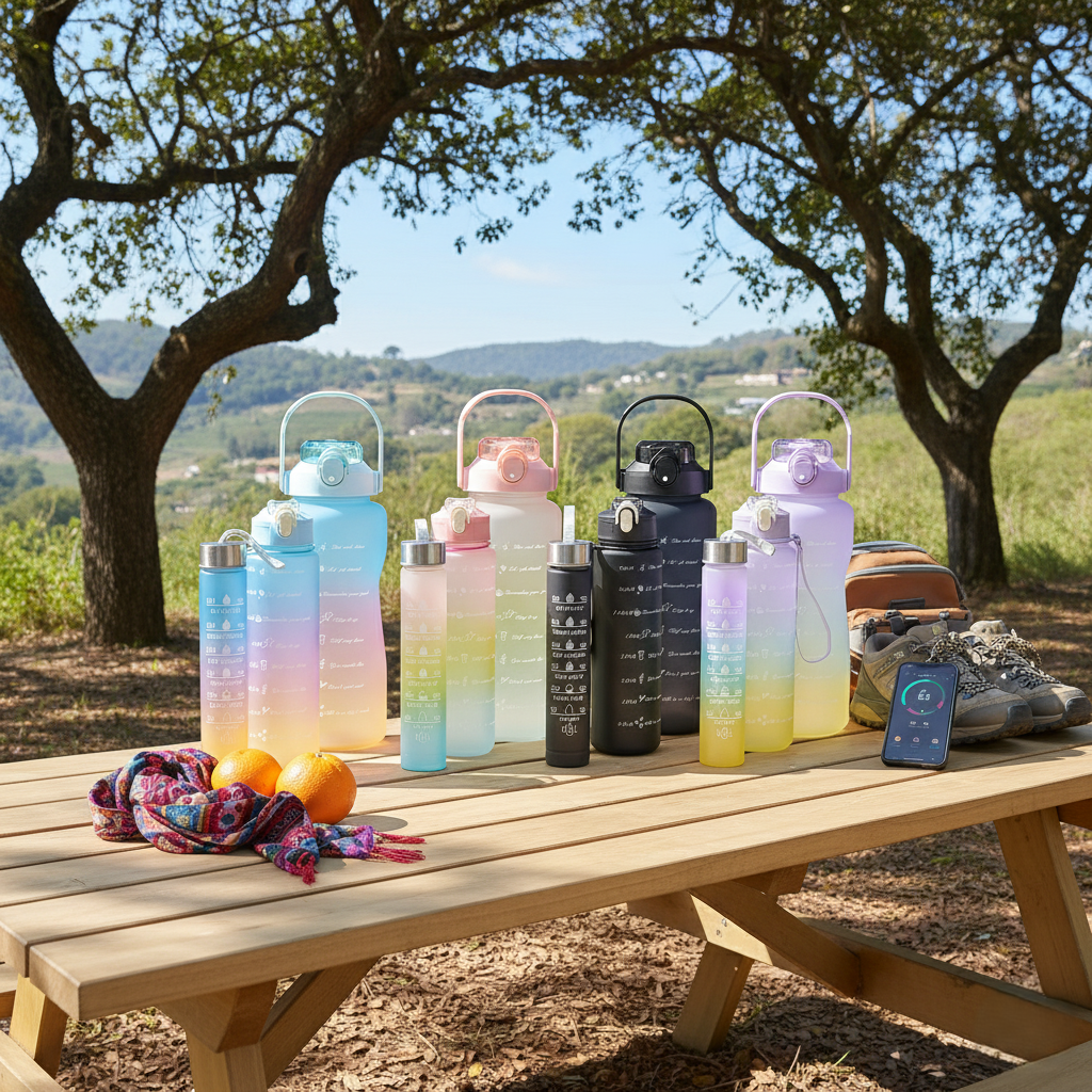 3 Pcs Water Bottle Set