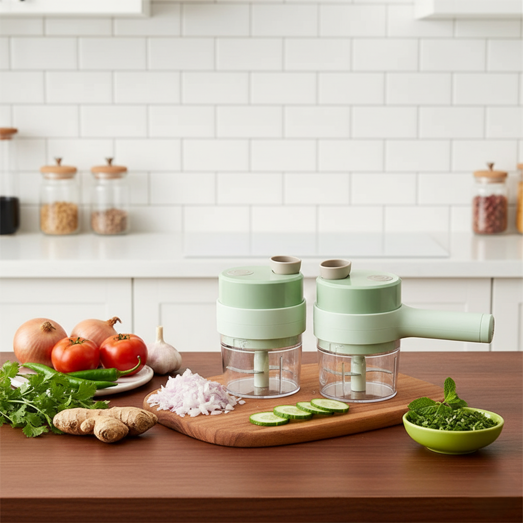 4 in 1 Electric Vegetable Chopper