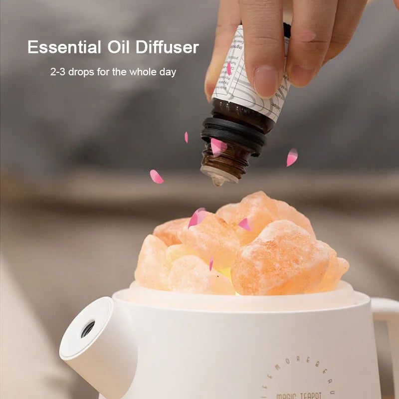 Pink Salt TeaPot Humidifier