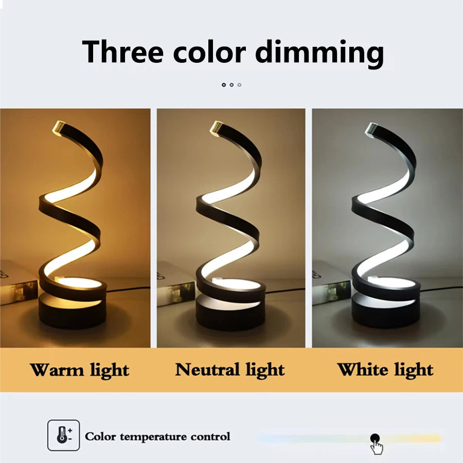 Spiral Table Lamp