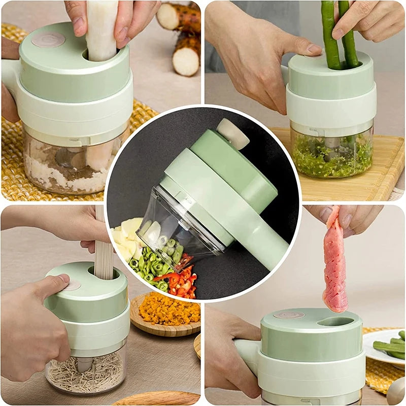 4 in 1 Electric Vegetable Chopper
