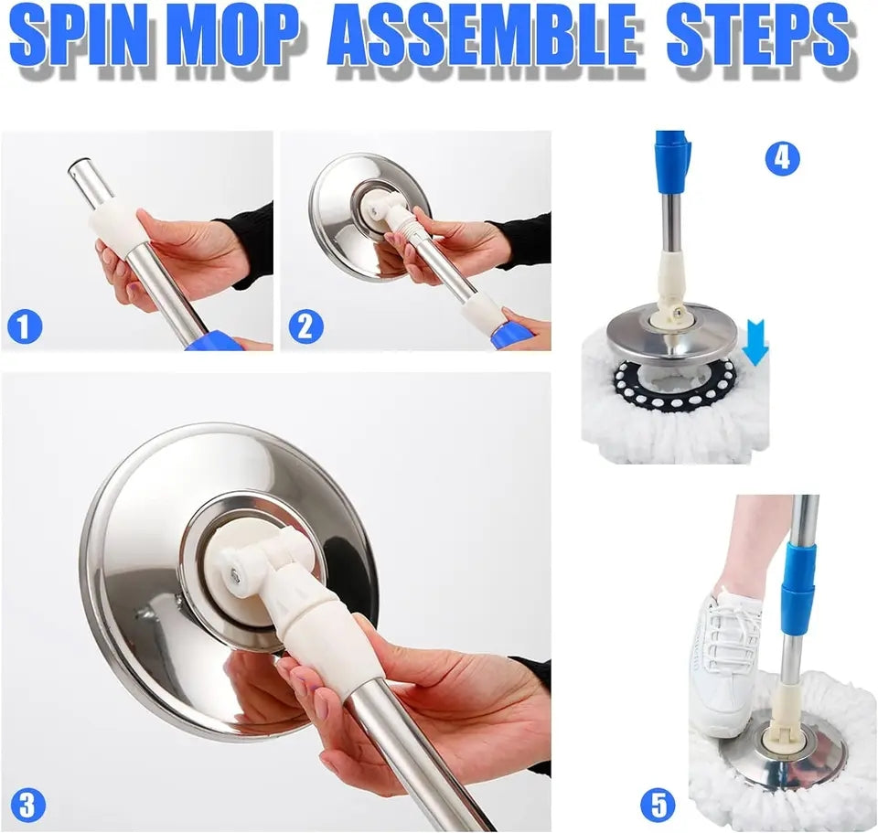 Magic Spin Mop with Bucket