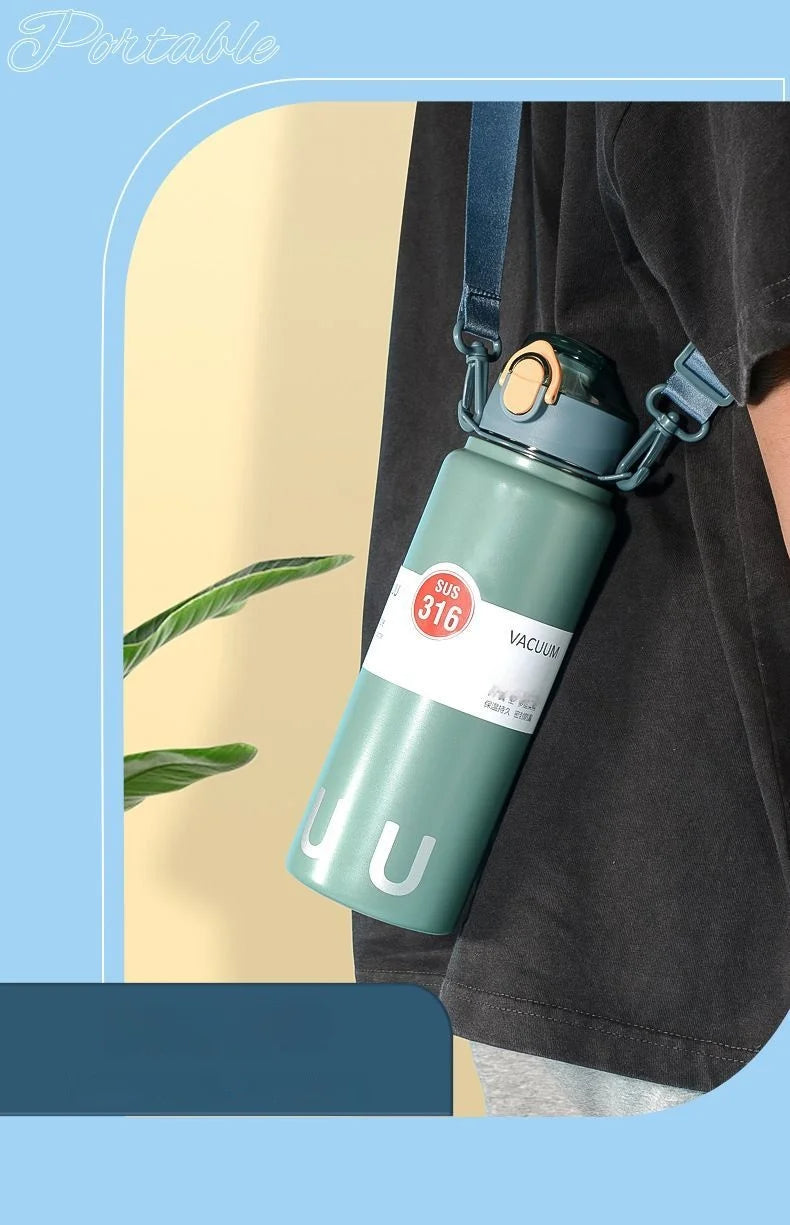 Stainless Steel Thermos Water Bottle (1000ml)