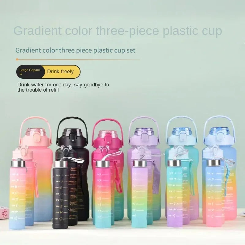 3 Pcs Water Bottle Set