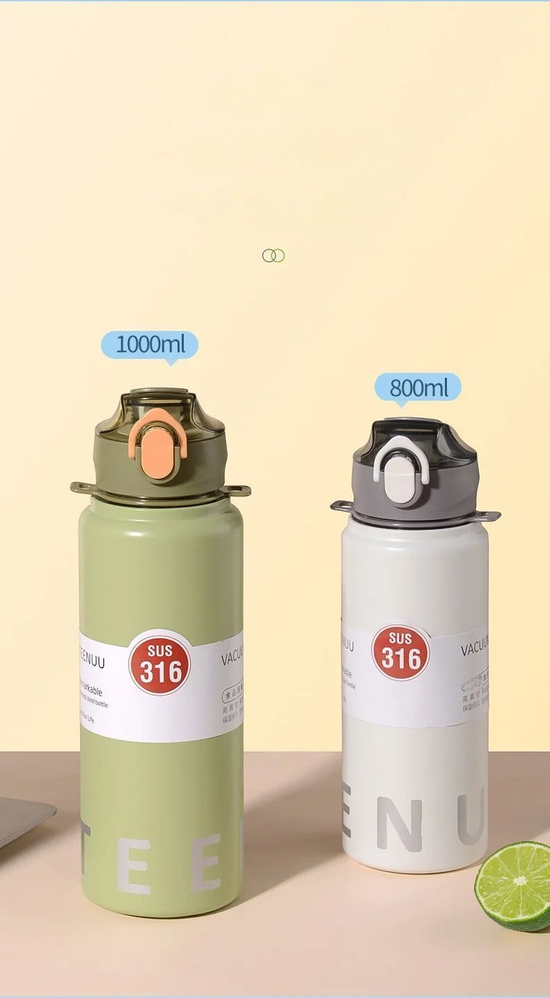 Stainless Steel Thermos Water Bottle (1000ml)