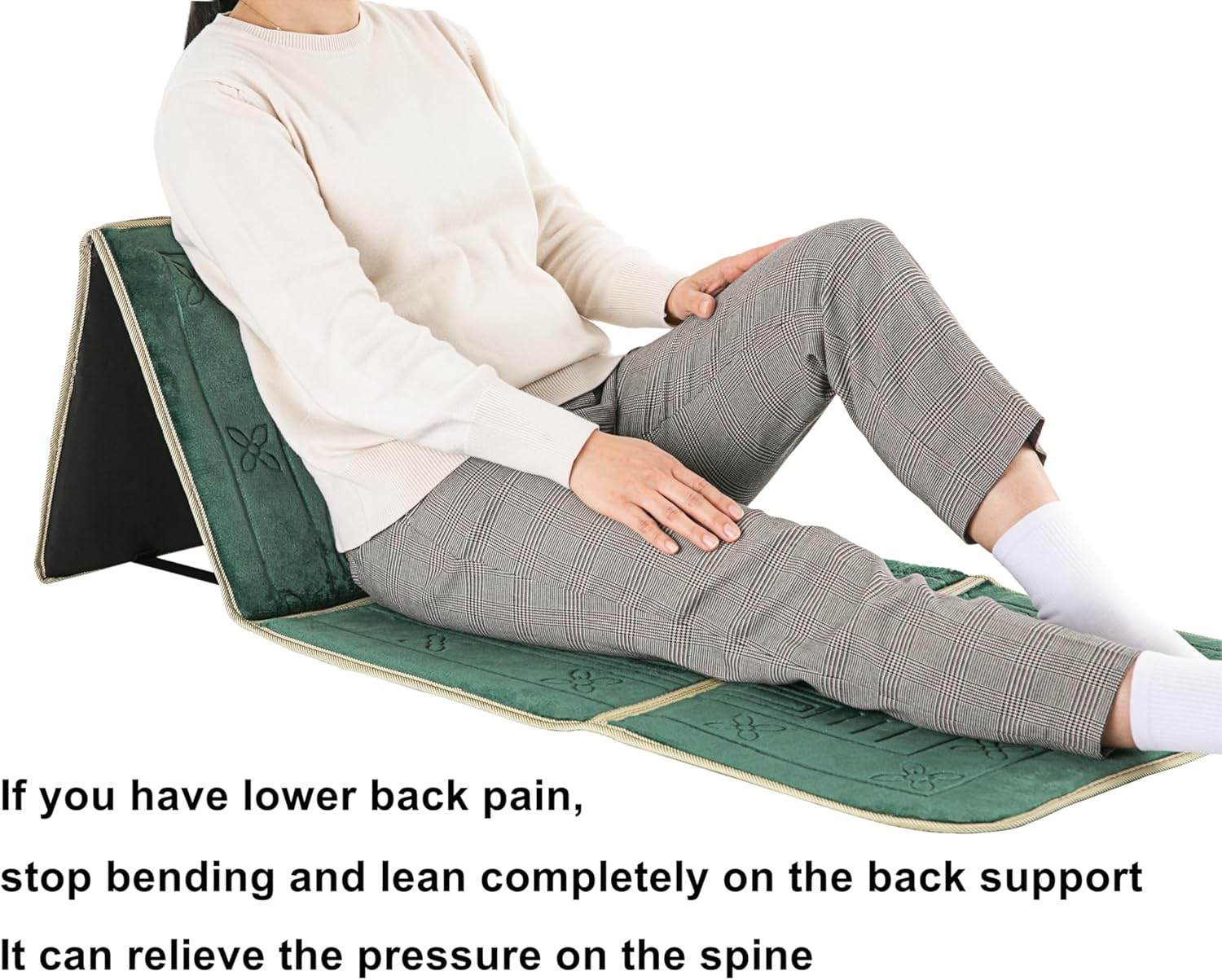 Folding Prayer Mat with Back Rest