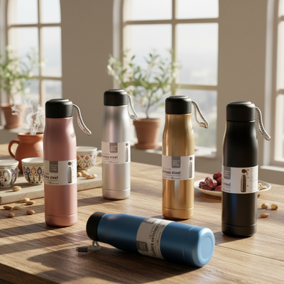 Slim Insulated Vacuum Flask (550ml)  Customize