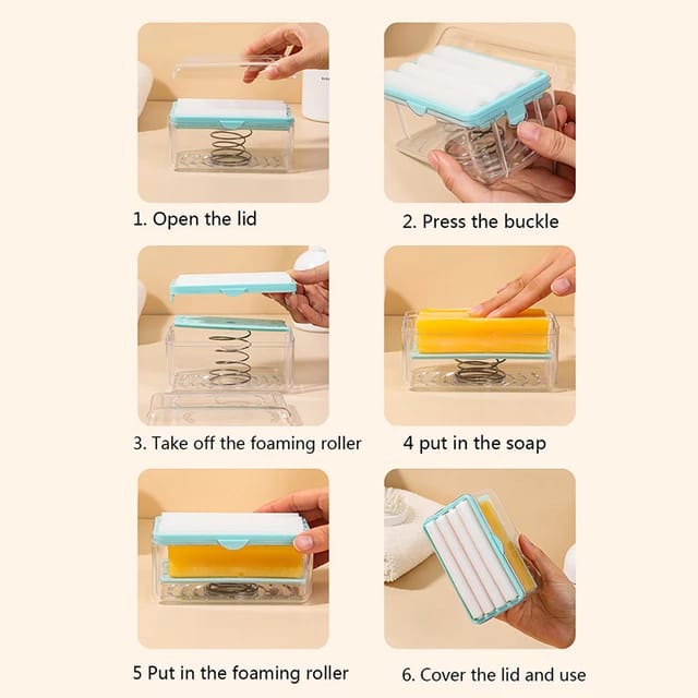 Multifunction Foaming Soap Roller