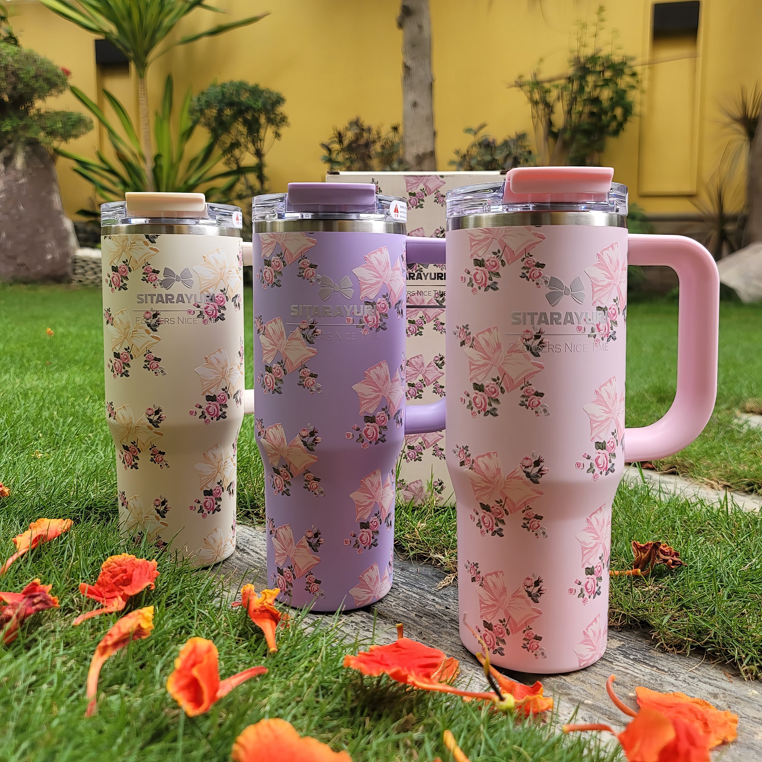 SITARAYURI Blossom Tumbler (Premium Quality)