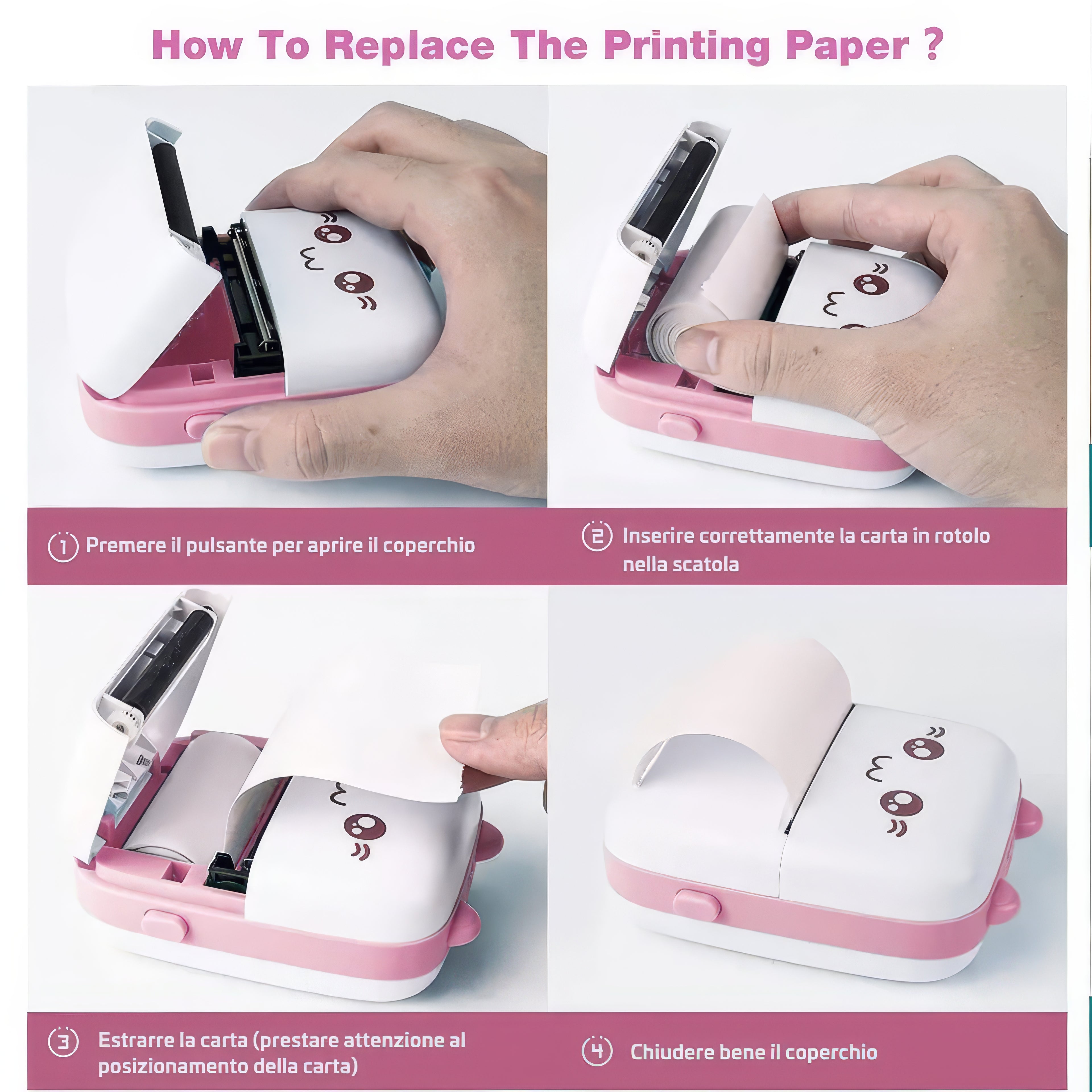 Rechargeable Mini Printer