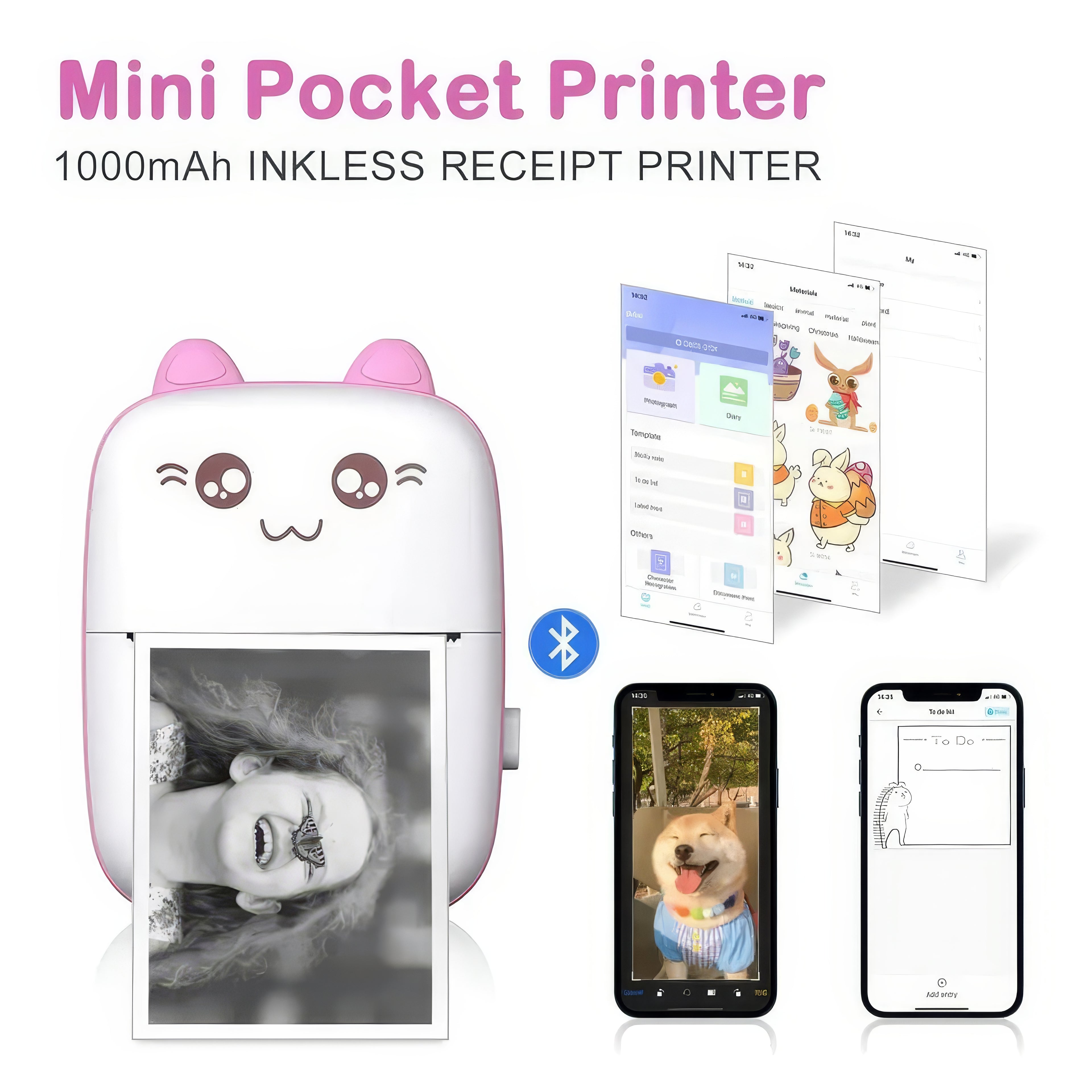 Rechargeable Mini Printer