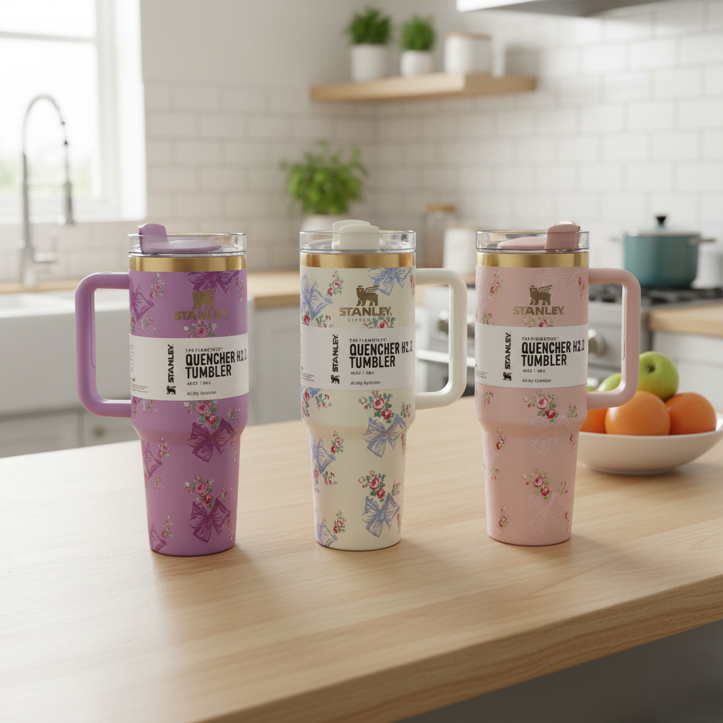 STANLEY Flower Print Tumbler (40oz)