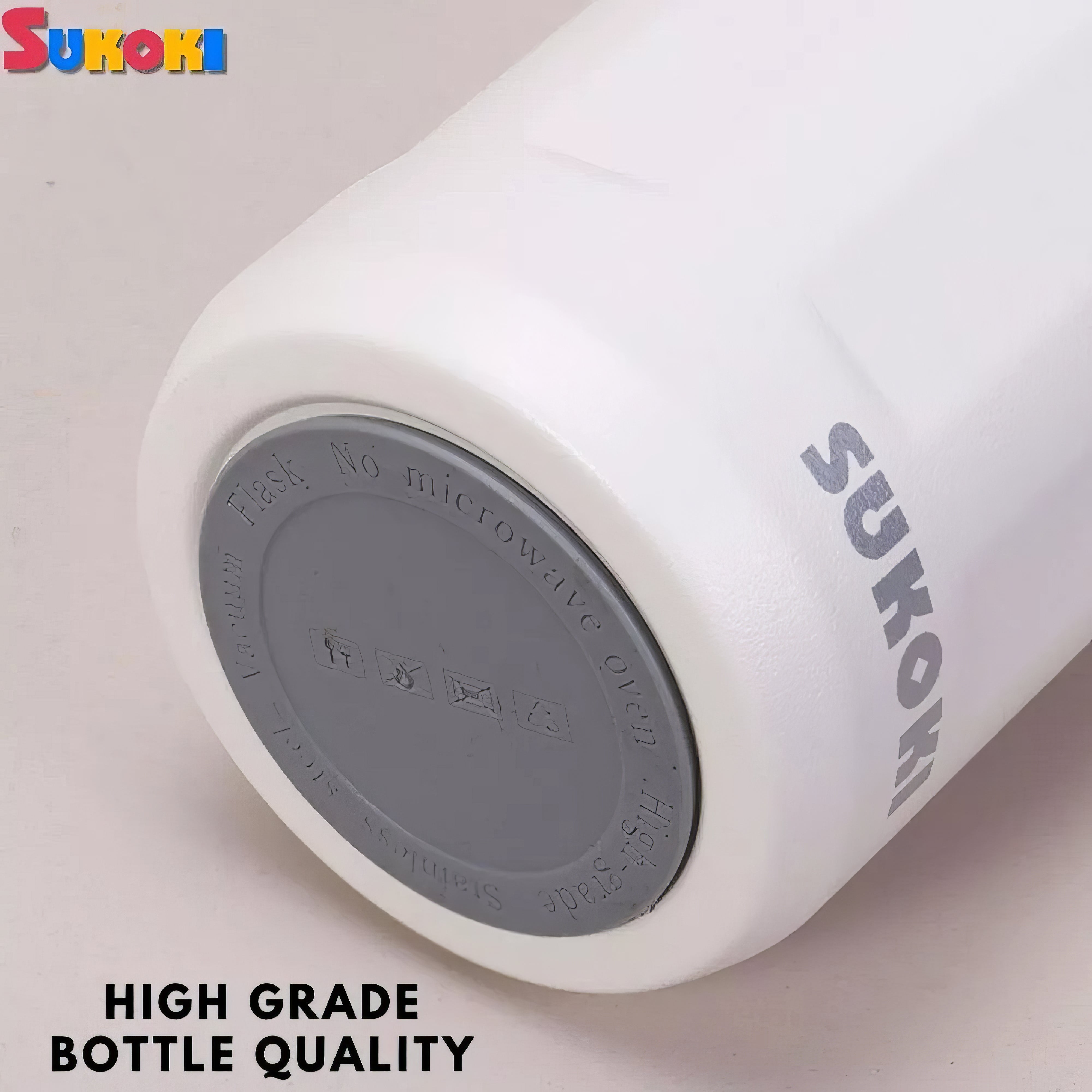 SUKOKI Stainless Steel Vacuum Flask (1000ml)