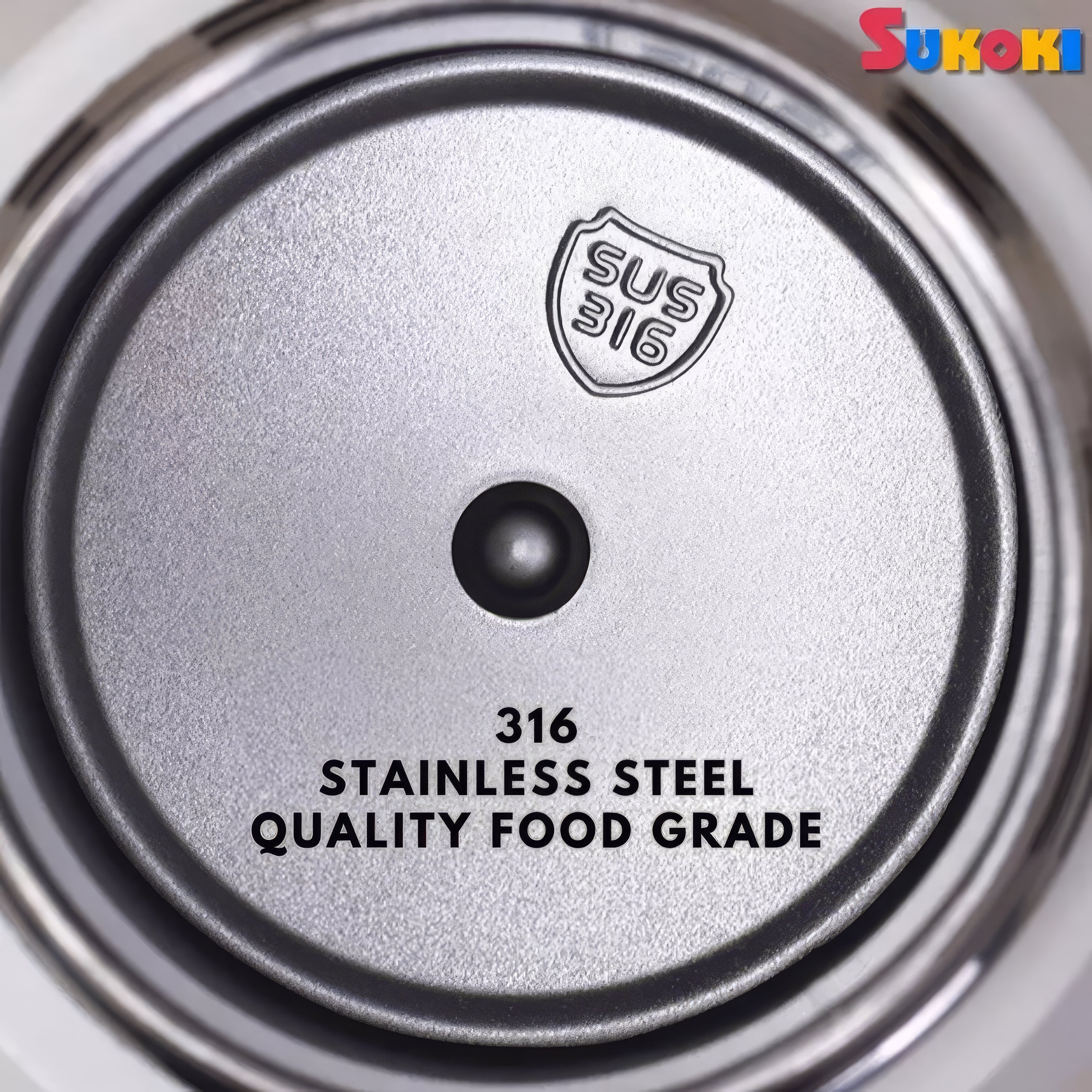 SUKOKI Stainless Steel Vacuum Flask (1000ml)