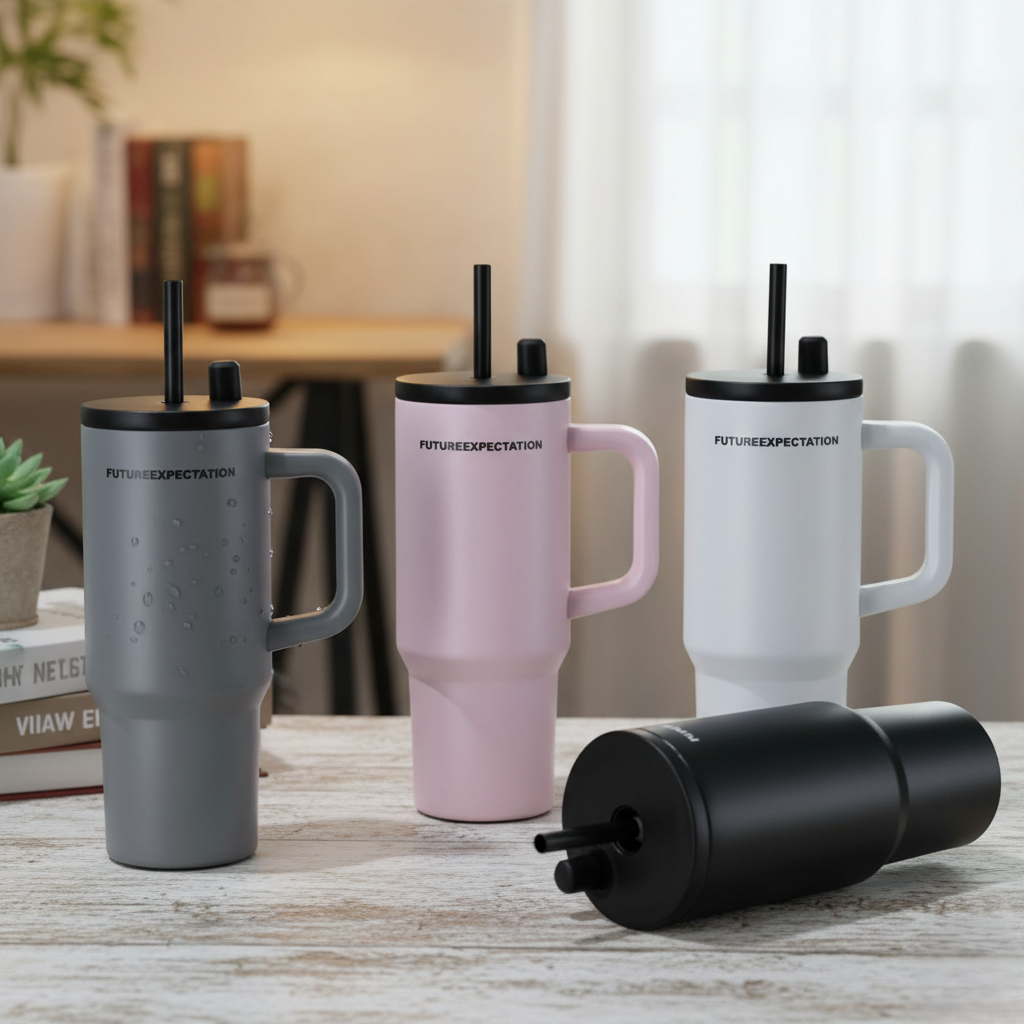 Spill Proof Stainless Steel Tumbler (710ml)