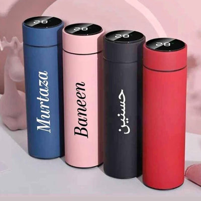 Touch Temperature Display Water Bottle | Imported 500ml Stainless customize