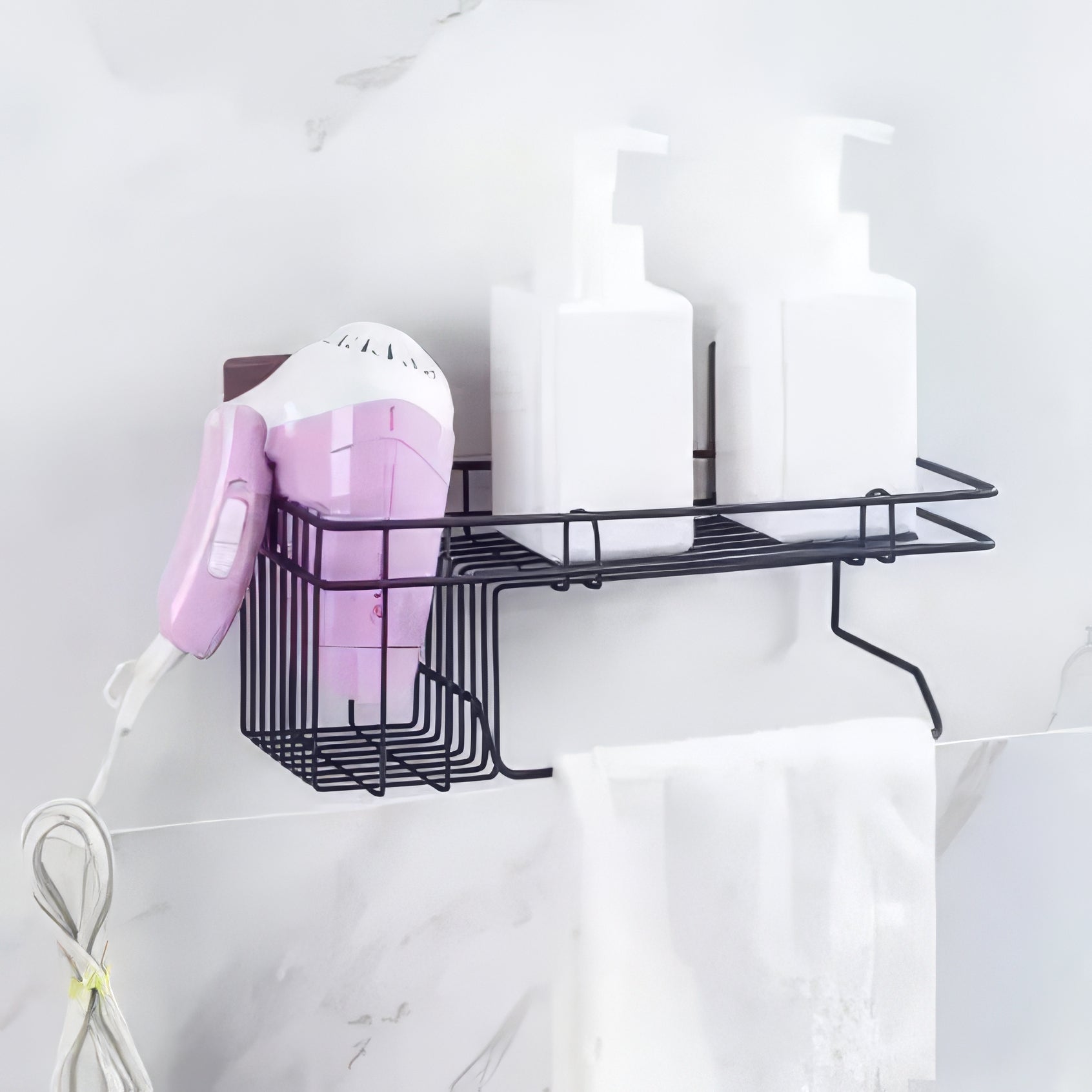 Bathroom Shelf with Hanger