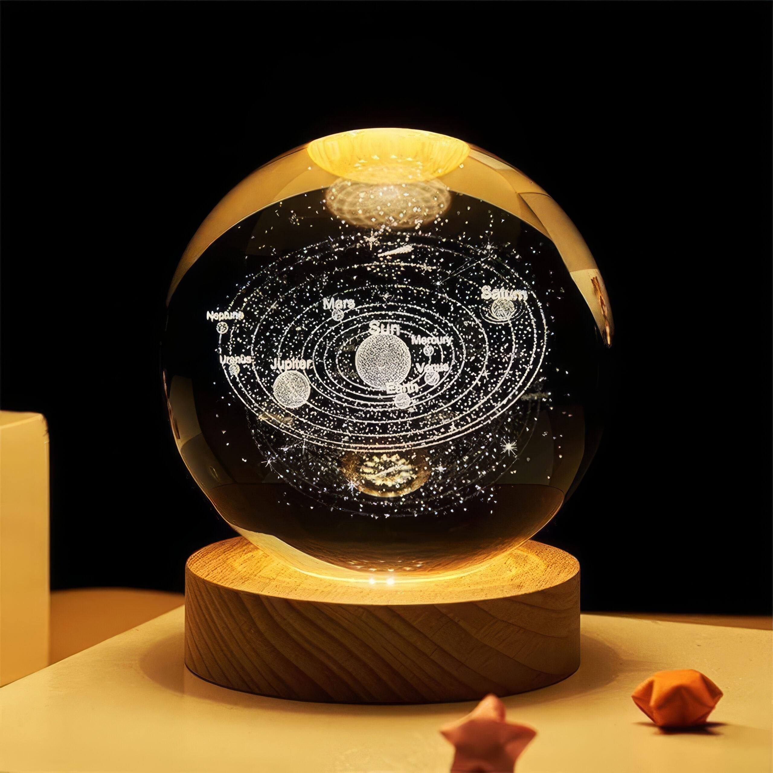 3D Crystal Galaxy Ball Lamp