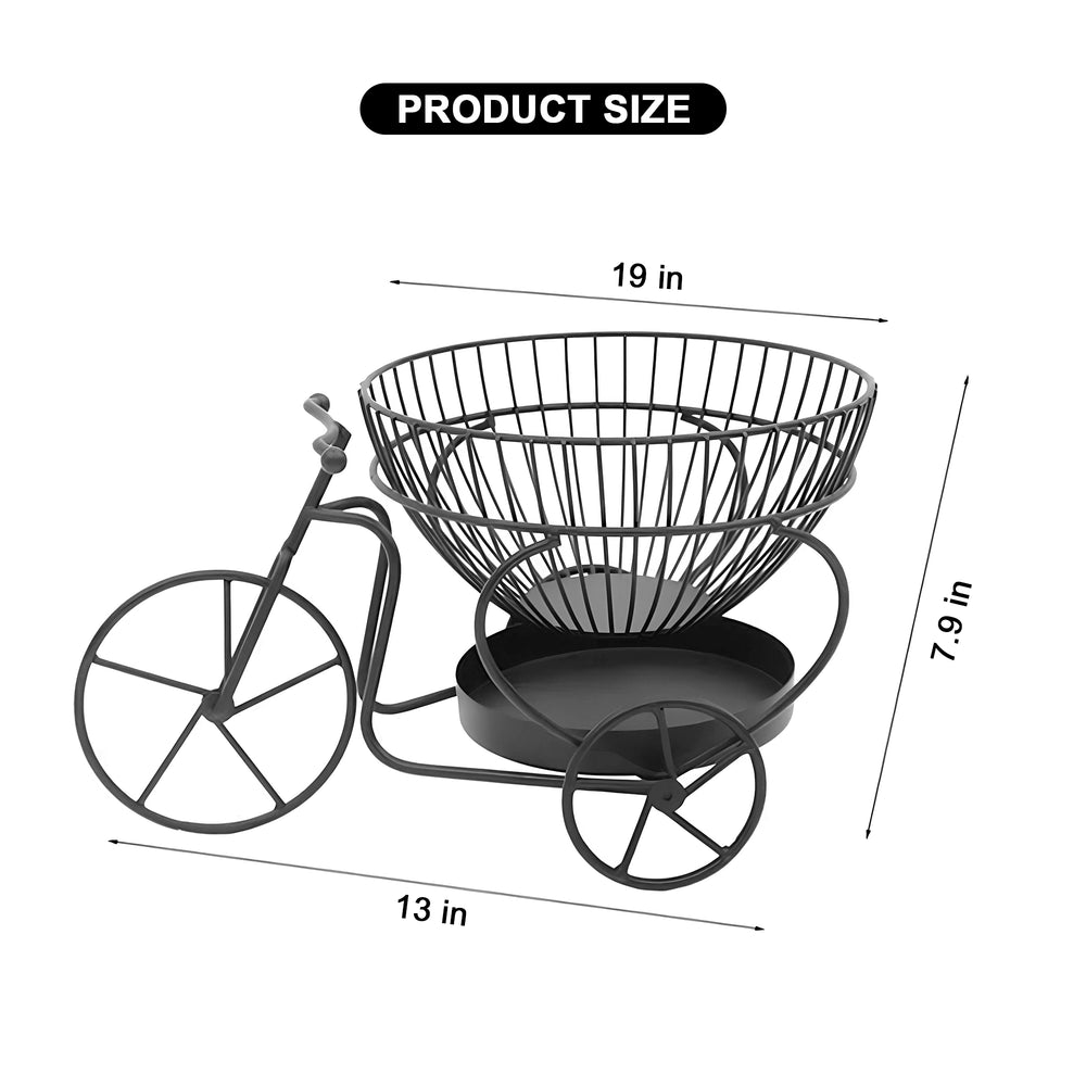 Tricycle Fruit Basket – Decorative Home Accent