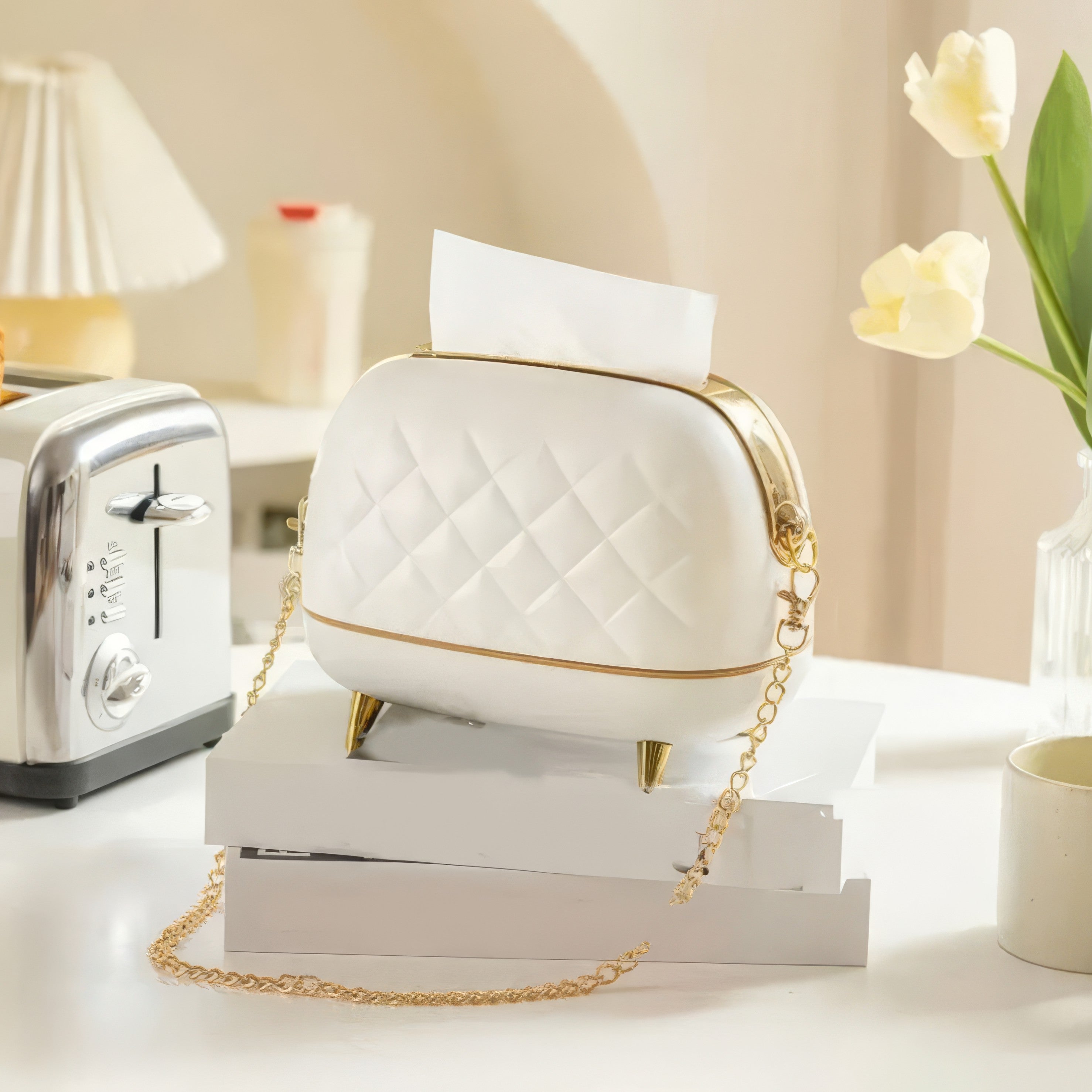 Luxury Purse Style Tissue Box – Stylish & Elegant Decor