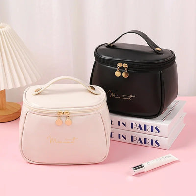 Mini Leather Cosmetic Pouch