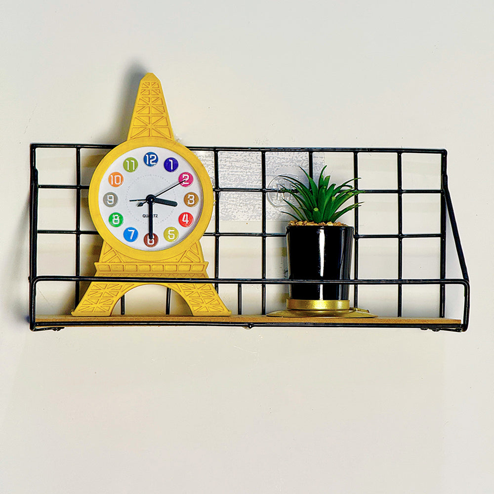 Modern Checkered Wall Shelf – Home Accent
