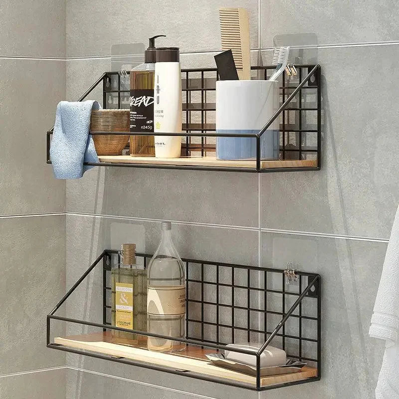 Modern Checkered Wall Shelf – Stylish Home Accent
