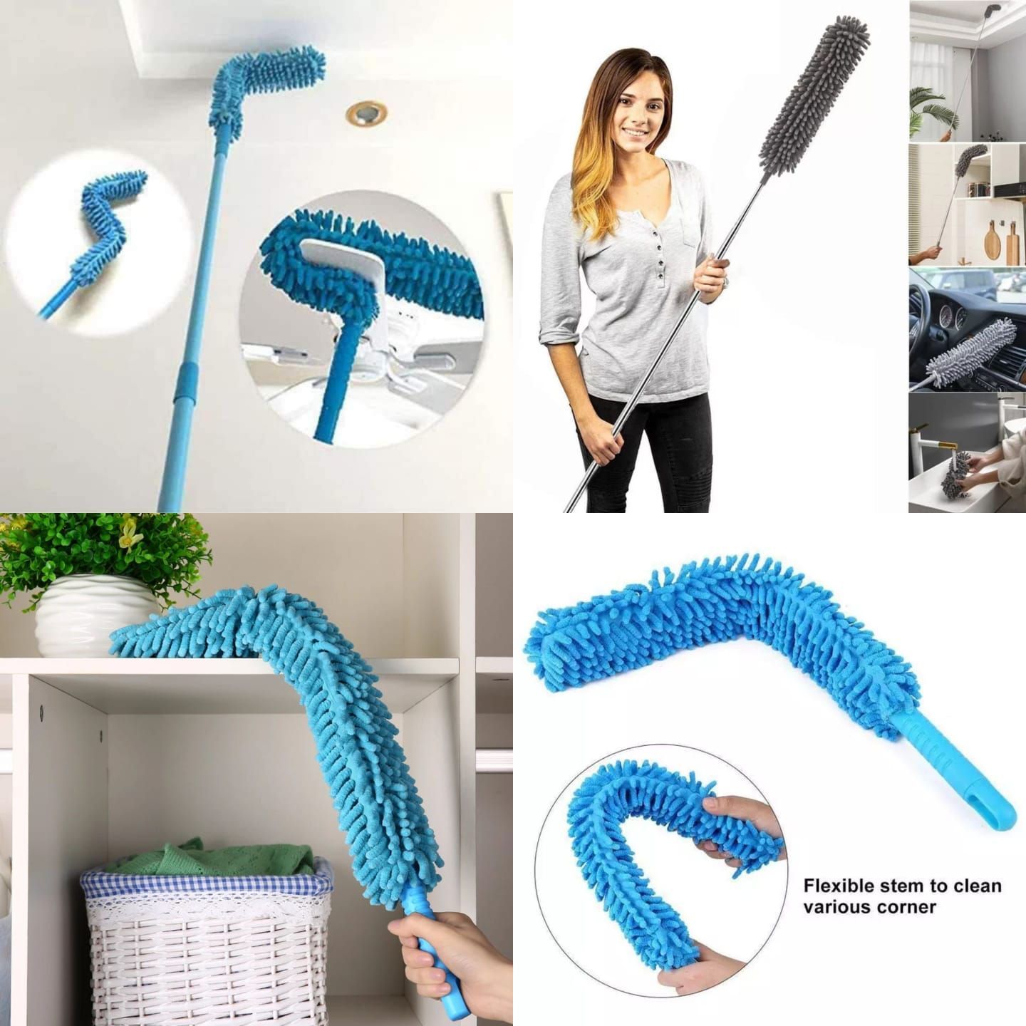 MultiPurpose Flexible Microfiber Duster