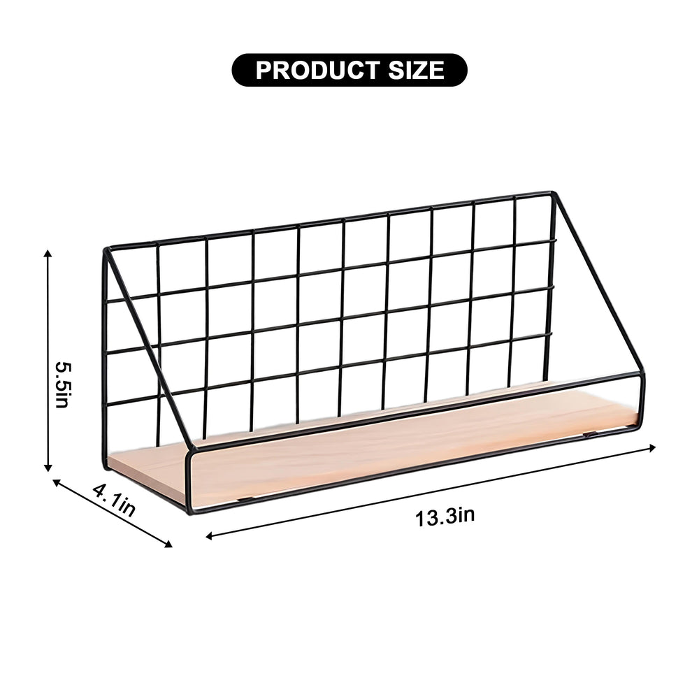 Stylish Checkered Wall Shelf – Modern Home Decor