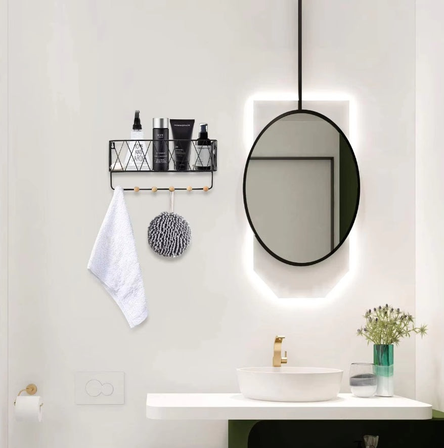 Stylish Criss Cross Wall Shelf – Modern Home Accent